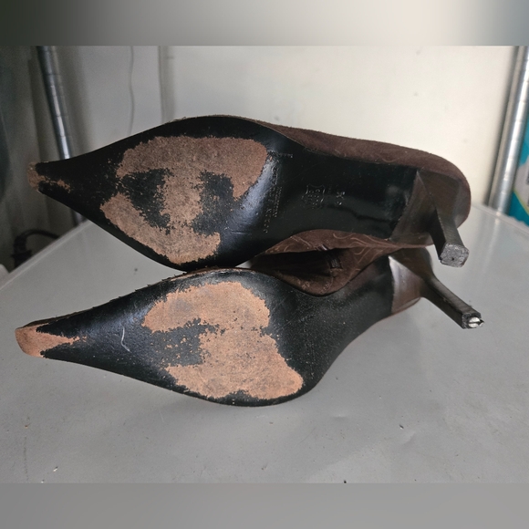 So Y2K Colin Stuart brown boots laser cut - Picture 7 of 7